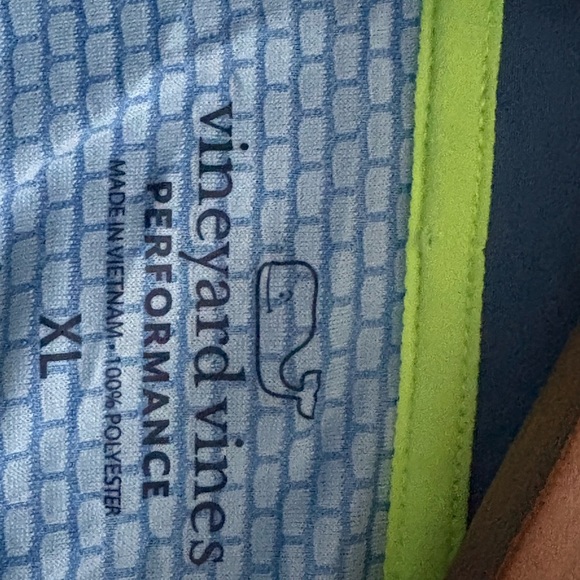 Vineyard Blue Quarter-Zip Pullover XL nwt - Picture 7 of 7